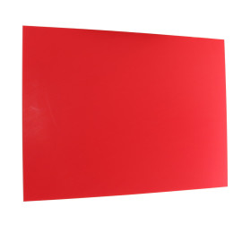 Cutting Board - Red - 600x450x12mm/24x18x0.5"