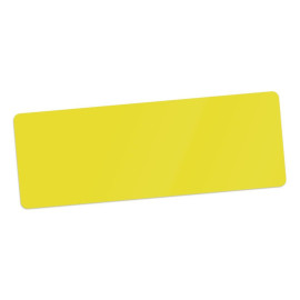 50x140mm Pro-xtended Display Tickets, Yellow - 100 per Pack