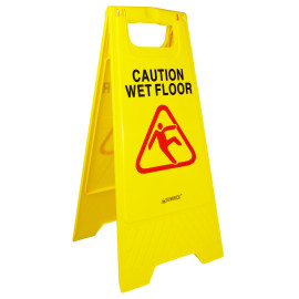 Caution Wet Floor Sign - 3 per Pack