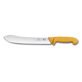 Victorinox Swibo Boning Knife, Curved/Flexible, Yellow Handle - 16cm/6.5"