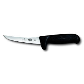 Victorinox Boning Knife, Curved, Black Handle - 12cm/4.5"