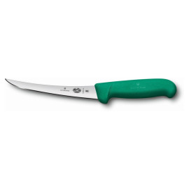 Victorinox Boning Knife, Curved/Narrow, Green Handle - 15cm/6"