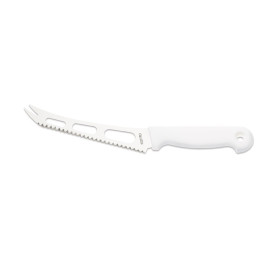 Giesser Messer Soft Cheese Knife, White Handle - 15cm/6"