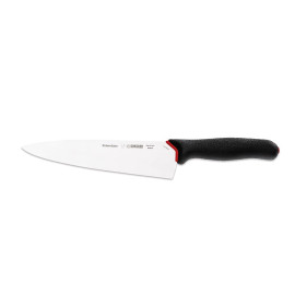 Chefs Knife 20cm Giesser Black Soft Shell Handle