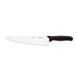 Giesser Messer Chefs Knife, Wide Blade, Soft Shell Black Handle - 23cm/9"