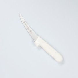 Dexter Russell Boning Knife, Curved/Flexible, White Handle - 12cm/5"