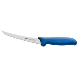 F.Dick Expertgrip Boning Knife Curved Semi Flexible,  Blue Soft Shell Handled  - 13cm/5"