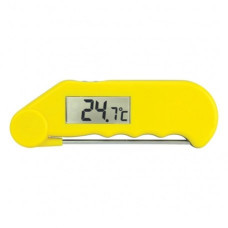 ETI Gourmet Thermometer, Water Resistant with Folding Probe, Yellow
