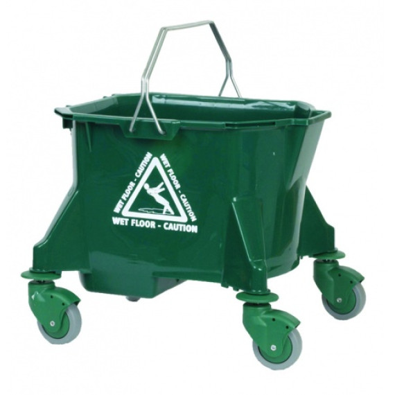 Vikan Kentucky  Mop Bucket on Wheels, Green - 23L (5 Gallon)
